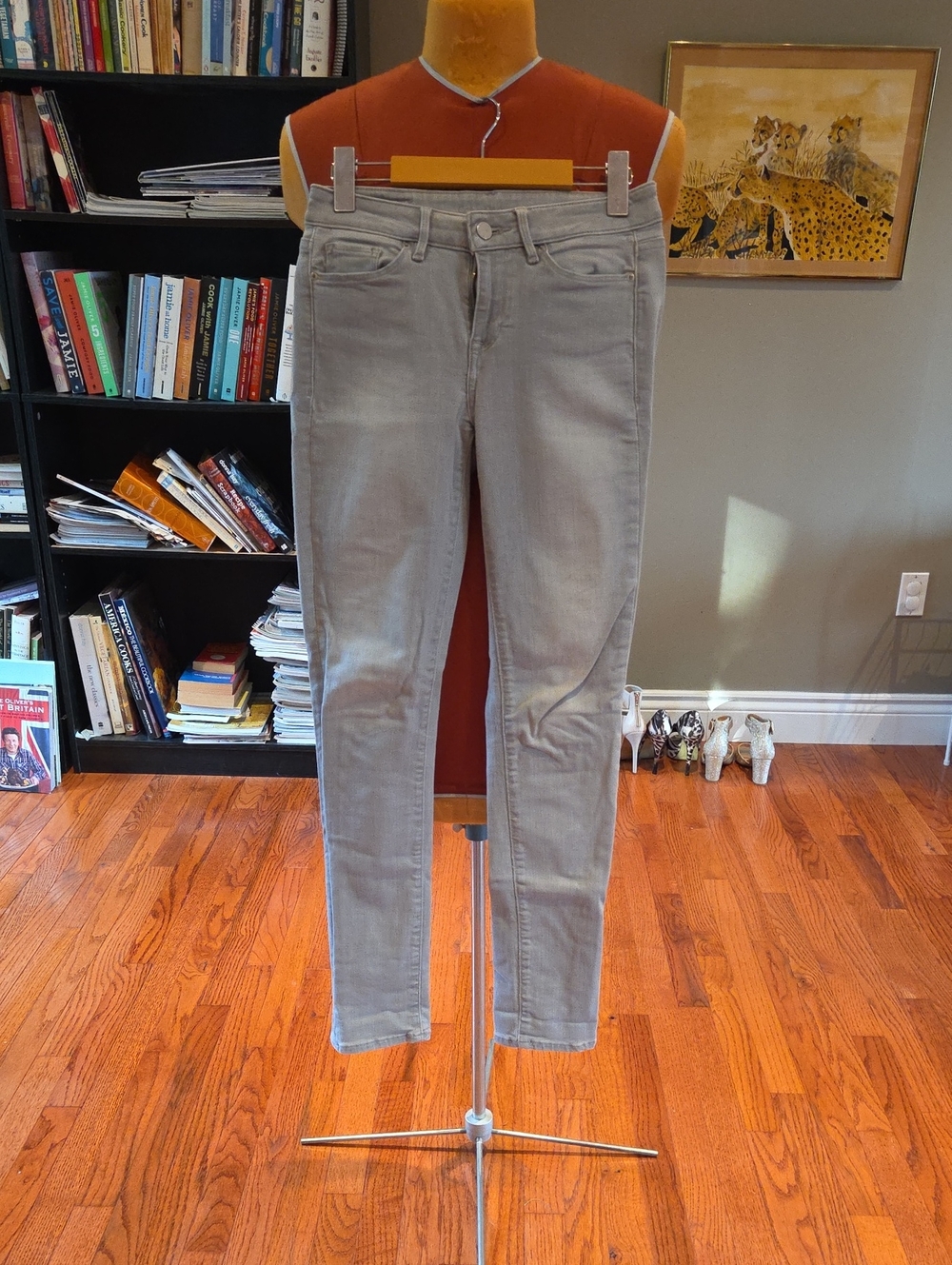 Calvin Klein Light Gray Women's Skinny Jeans